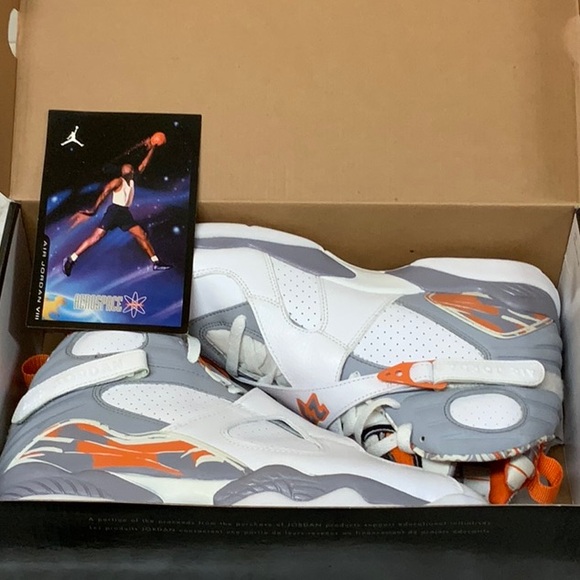 Air Jordan 8 ‘Orange Blaze’ DS - Picture 2 of 7